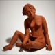 sitzende Frau - © by Brigitta Baumann